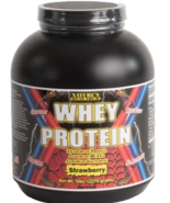 Natures Research Whey Protein 5lbs Strawberry flavor 75 Servings 24 grams - $76.34 CAD
