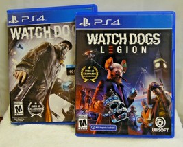 PS4 Games Watch Dogs &amp; Watch Dogs Legion Sony Playstation 4 Ubisoft Mature 17+  - £24.04 GBP