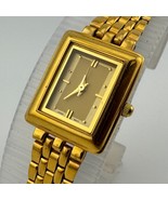 Vintage AVON Quartz Watch Women Gold Tone Rectangle Japan Analog New Bat... - €20,32 EUR