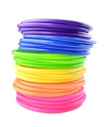 24 Pcs Multicolor Plastic Toss Rings Kids Ring Toss Game Carnival Rings ... - £20.39 GBP