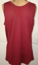 New Mens M NWT Prana Red Rusted Transverse Sleeveless Shirt Recycled Sustainable - £53.60 GBP