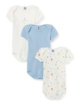 Petit Bateau Babies&#39; Colourful Starry SHORT-SLEEVED Organic Cotton Bodysuits - 3 - £38.55 GBP