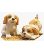 HOMCO Cocker Spaniel Puppy Dog 1990 Porcelain Bisque Figurine Lot TAKE M... - $375.38 MXN