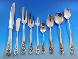 Pendant of Fruit by Lunt Sterling Silver Flatware Set for 8 Service 89 pieces - £4,946.94 GBP