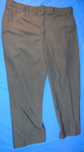 USN US NAVY DSCP MEN&#39;S CLASS 15 BLACK UNIFORM DRESS PANTS TROUSERS 40X26.5 - £21.85 GBP