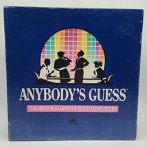 Vtg Anybody&#39;s Guess Game 1990 Game  UNPUNCHED/COMPLETE -Western Publishi... - £19.26 GBP