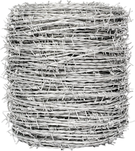 Real Barbed Wire 1320FT, 4 Point Barbed Wire Roll 18 Gauge, Barbed Wire ... - €174,25 EUR