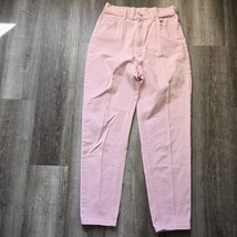 Lee Womens Jeans Pink Size 12 Vintage Tapered Leg Jean Pants 28x29.5 High Rise - £19.61 GBP