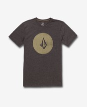 Volcom Mens Stencil Stone T-shirt , Heather Black , Medium - $38.00