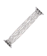 cape diablo Shimmering Pearl Stretch Apple Watch Strap-SIZE SMALL - $84.03