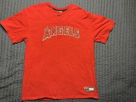 Nike Team Genuine Merchandise MLB Los Angeles Angels T Shirt Adult XL Red - £11.87 GBP