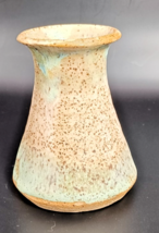 Vintage Stoneware Pottery Vase, Signed by artist. 3-3/4&quot; H X 3&quot; D X 2-1/... - $137.84 MXN