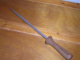 Gently Used Chicago Cutlery Wood Handled Metal Knife Sharpener – nearly 14.5 in - $9.49