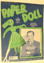 Vintage Paper Doll Sheet Music 1942 Bing Crosby - $4.94