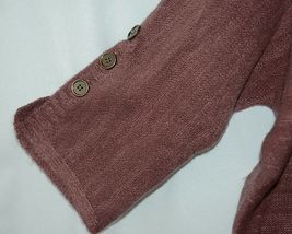Simply Noelle Brand JCKT222Z Womens Mauve Zippered Sweater Jacket Size XXL image 4