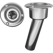 Mate Series Stainless Steel 15° Rod &amp; Cup Holder - Open - Round Top - £96.41 GBP