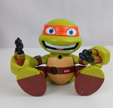 2016 Viacom Playmates Teenage Mutant Ninja Turtle Michelangelo Talking Toy  - £11.48 GBP