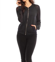 French Kyss fiona bomber jacket in Black - size S - £32.08 GBP