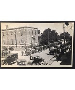 Early 1900s RPPC of Funeral Procession ID&#39;d on Back CYCO Real Photo - $20.00