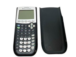 Texas Instruments TI-84 Plus CE Graphing Calculator Black w/Cover-Works-SeeVideo - £45.55 GBP