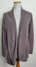 Barefoot Dreams CozyChic Lite Circle Cardigan Sweater Open Gray 452 L/XL - £34.44 GBP