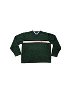 Tommy Hilfiger Sweater Mens XXL Green CrewNeck Vintage Knit Pullover Cotton - $19.48 CAD