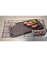 Le Creuset Cast Iron Large/Giant Reversible Griddle Grill Plate 9X18 wit... - $95.00