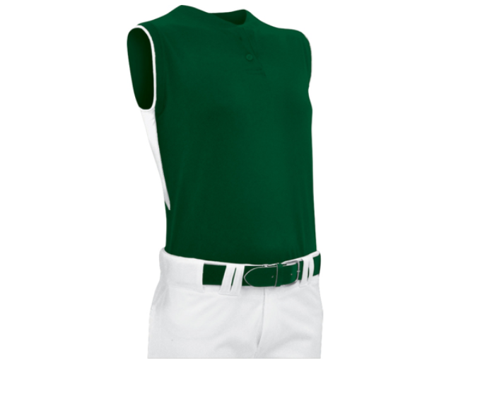 Primary image for Champro Brand ~ Women's Size Large ~ Sleeveless ~ Fastpitch Jersey ~ Green/White