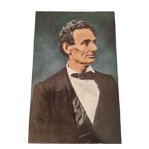 Postcard Abraham Lincoln Portrait 16th President United States Chrome Un... - $9.79