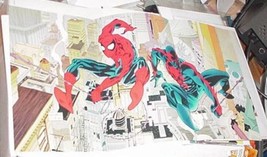 Amazing Spider-Man / Spidey 2099 Poster Rick Leonardi Across the Spider-Verse - £39.95 GBP