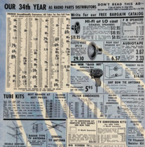 1954 Premier TV Radio Supply Advertisement Vtg Electronic Parts Illinois... - $24.99