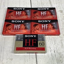 4 SONY High Fidelity HF Blank Audio Cassette Tapes 90 Minutes NEW 1 HF 60 - £6.93 GBP
