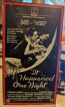 It Happened One Night 1934  Winner of 5 Academy Awards Best Picture VHS,... - $1.98