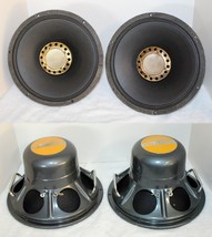 Pair Calrad CR-12x Coaxial 16 Ohm Woofers from Brazilian Wood Cabinets - $279.99