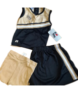 NCAA UCF Golden Knights Girl&#39;s 18 Months 3 Pc Cheerleader Outfit NEW - £19.01 GBP