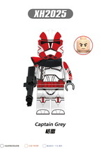 Star Wars Captain Grey XH2025 Building Blocks War Machine Minifigure Toys - £2.72 GBP