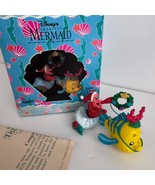 Disney Enesco The Little Mermaid Sebastian Flounder Christmas Ornament - $545.42 MXN