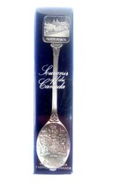 Souvenir Of Canada Silver Spoon Ottawa Engraved w Original Blue See Thru... - $13.35