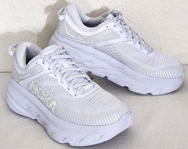 HOKA ONE Bondi 7 Women’s Running Walking Shoe Cushioned White size 8.5NEW! - $179.99