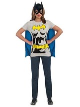 Rubie&#39;s DC Comics Batgirl T-Shirt with Cape and Mask, Black, Small - $105.06