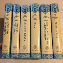 The Oxford Illustrated Jane Austen Complete 6 Vol Set Lot Mansfield Park Emma - £117.90 GBP
