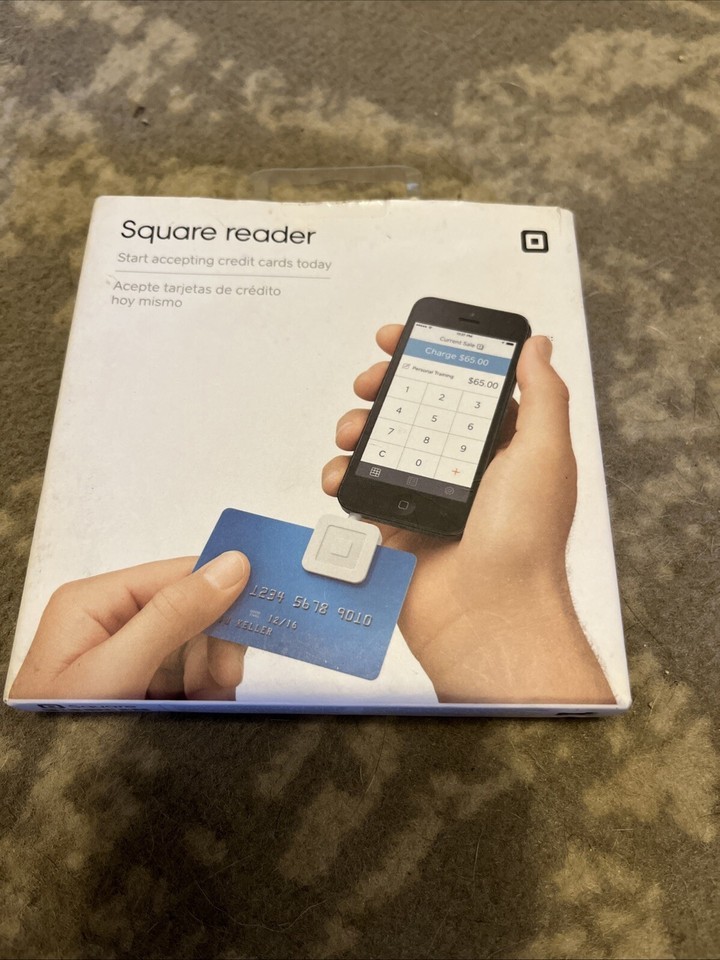 Square A-PKG-0206-01 Credit Debit Card Reader - White for Apple iPhone - $6.89