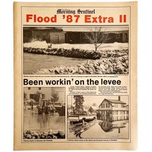 1987 Kennebec Flood Newspaper Morning Sentinel Maine 87 Extra 2 April 4 ... - $733.36 MXN