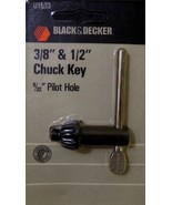 Black &amp; Decker U1533 Chuck Key 9/32&quot; Pilot Hole Fits 3/8&quot; &amp; 1/2&quot; - $17.63 CAD