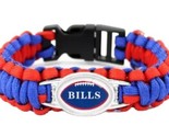 Buffalo Bills NFL Paracord Woven Snap Buckle Bracelet NEW - £6.36 GBP