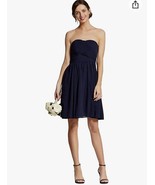Tevolio Women&#39;s Chiffon Strapless Pleated Dress Prom Braidsmaid Formal P... - $13.46