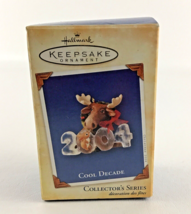 Hallmark Keepsake Christmas Tree Ornament Cool Decade #5 Moose New Vinta... - £24.20 GBP