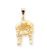 10K Yellow Gold Football Player Pendant - €271,14 EUR