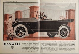 1920 Print Ad Maxwell Convertible Motor Car Boy &amp; Dog Made in Detroit,Michigan - £18.35 GBP