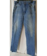 Wrangler 936DEN Faded Denim Jeans Tag Size 34x32 Cowboy - £15.50 GBP